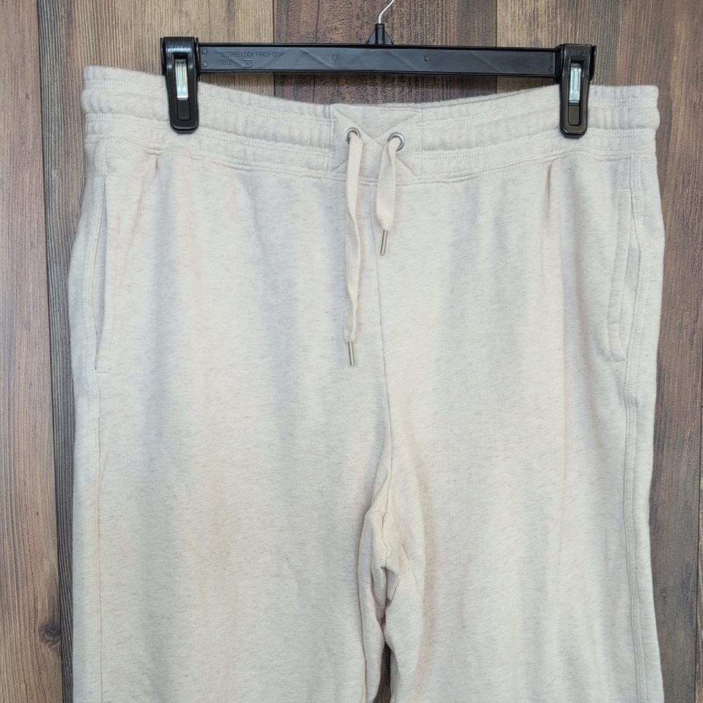 Aerie Cream Stretch Waist Jogger Lounge Pants XL W219 - Picture 2 of 9